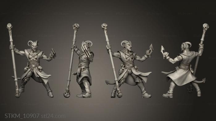 Figurines heroes, monsters and demons (Metalfind Trickster Male Monk, STKM_10907) 3D models for cnc