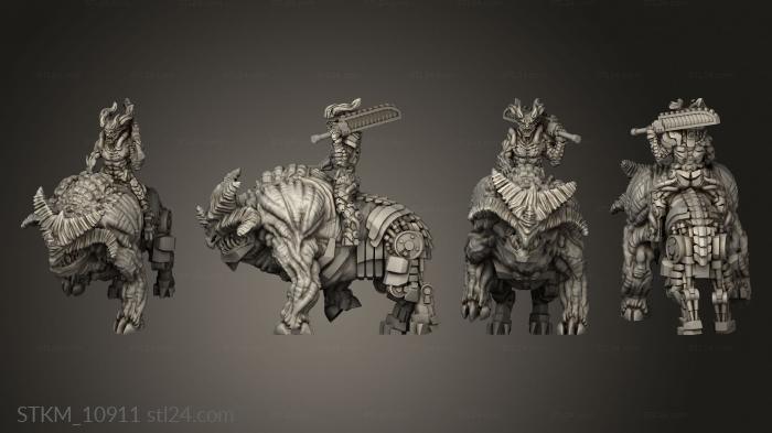 Figurines heroes, monsters and demons (Bringers Fury, STKM_10911) 3D models for cnc