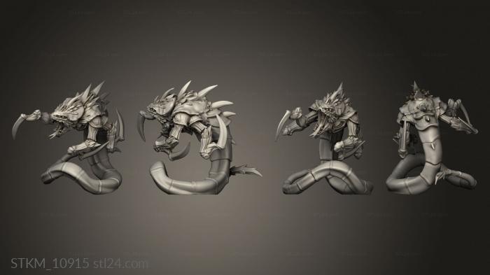 Figurines heroes, monsters and demons (AH Raveners, STKM_10915) 3D models for cnc