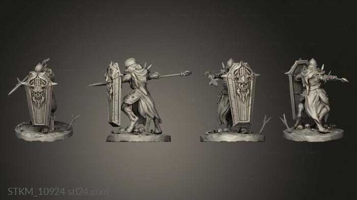 Figurines heroes, monsters and demons (cauldron keep The Phalanx Phalan, STKM_10924) 3D models for cnc