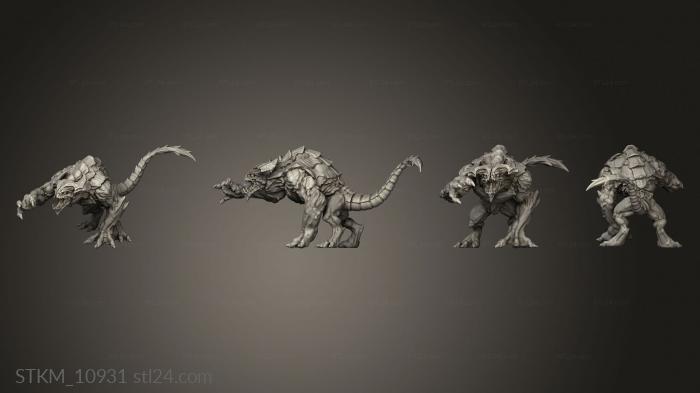 Figurines heroes, monsters and demons (AH Snatchers, STKM_10931) 3D models for cnc