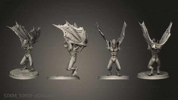 Figurines heroes, monsters and demons (Gargul, STKM_10939) 3D models for cnc