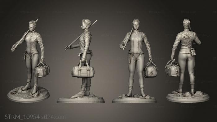 Figurines heroes, monsters and demons (Fragile bras droit bis, STKM_10954) 3D models for cnc