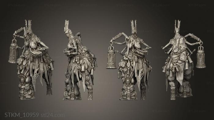 Figurines heroes, monsters and demons (Crimson Grove Abbey Content Hierophant, STKM_10959) 3D models for cnc