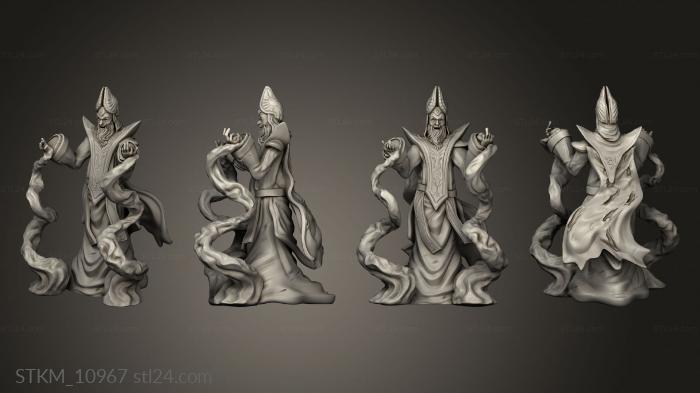 Figurines heroes, monsters and demons (Sons Midnight Yellow Magic, STKM_10967) 3D models for cnc
