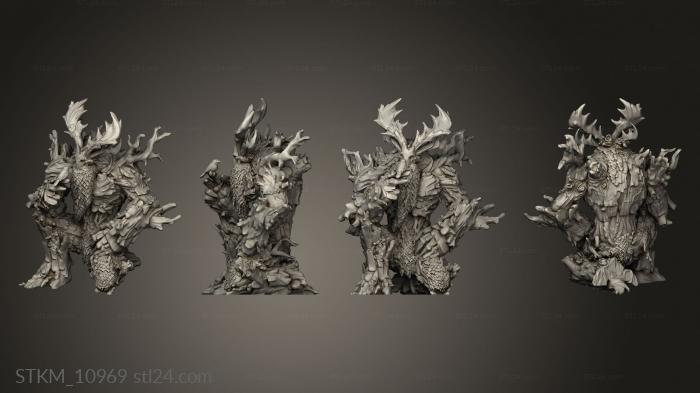 Figurines heroes, monsters and demons (Elven Grace Elder Treant Bird, STKM_10969) 3D models for cnc