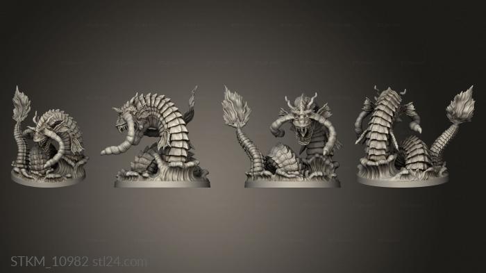 Figurines heroes, monsters and demons (Goal Reward Aboleth Cursed Forge Huge both, STKM_10982) 3D models for cnc
