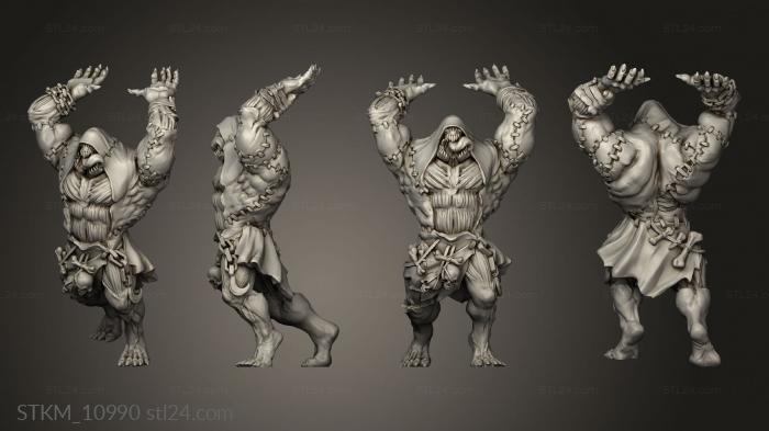 Figurines heroes, monsters and demons (Vampires Flesh Reapers stone, STKM_10990) 3D models for cnc