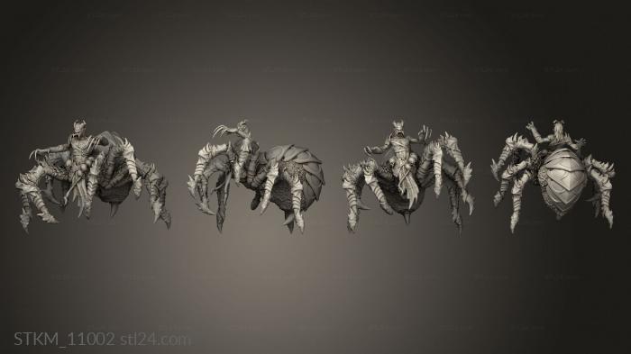 Figurines heroes, monsters and demons (The Queens Web Underworld Arachnis Male, STKM_11002) 3D models for cnc