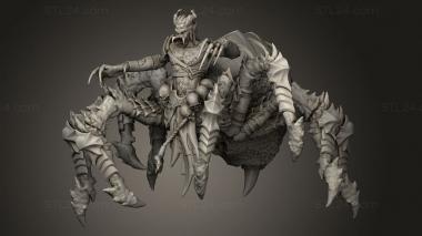 Figurines heroes, monsters and demons (The Queens Web Underworld Arachnis Male, STKM_11002) 3D models for cnc