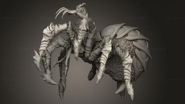 Figurines heroes, monsters and demons (The Queens Web Underworld Arachnis Male, STKM_11002) 3D models for cnc