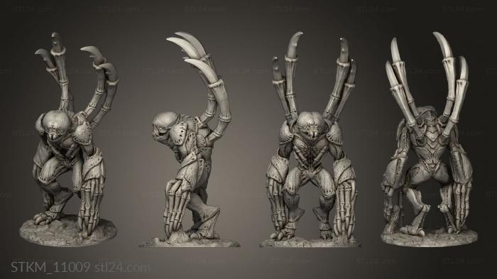Figurines heroes, monsters and demons (Were Spider, STKM_11009) 3D models for cnc