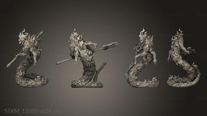 Figurines heroes, monsters and demons (Magma lords Salamander, STKM_11010) 3D models for cnc