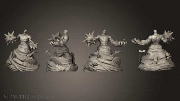 Figurines heroes, monsters and demons (Sandman Abdom, STKM_11015) 3D models for cnc