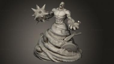 Figurines heroes, monsters and demons (Sandman Abdom, STKM_11015) 3D models for cnc