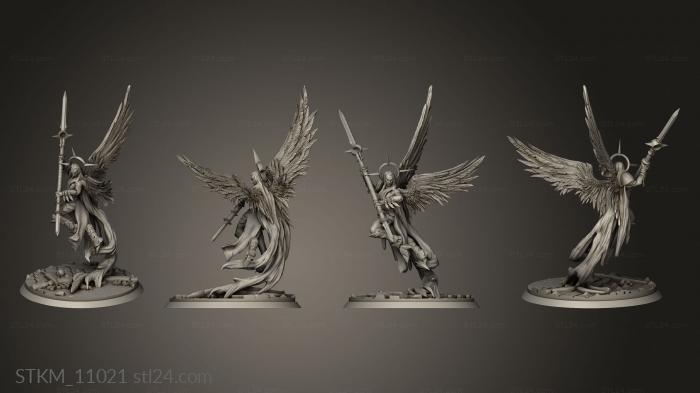 Figurines heroes, monsters and demons (Angels the Empyrean Host, STKM_11021) 3D models for cnc