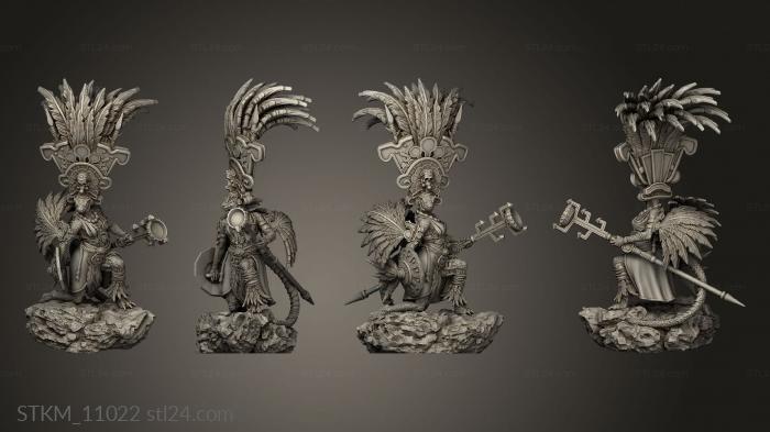 Figurines heroes, monsters and demons (Agama Sundancers Sundancer, STKM_11022) 3D models for cnc