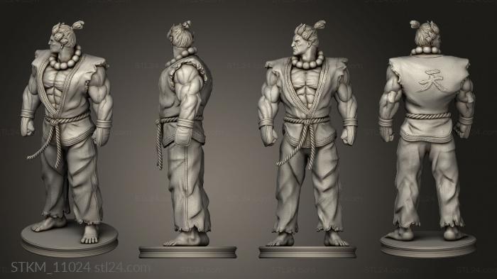 Figurines heroes, monsters and demons (Akuma, STKM_11024) 3D models for cnc