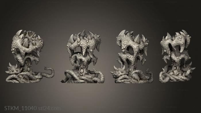 Figurines heroes, monsters and demons (Void Environment Monster Plant, STKM_11040) 3D models for cnc
