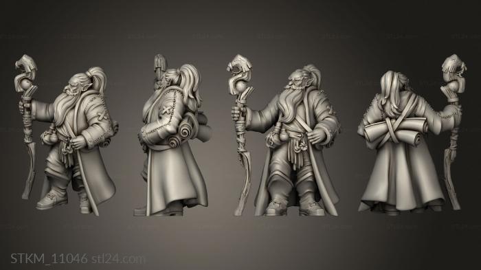 Figurines heroes, monsters and demons (Wizard Guild Hero, STKM_11046) 3D models for cnc