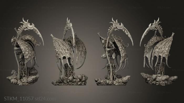Figurines heroes, monsters and demons (Bane Demon, STKM_11057) 3D models for cnc