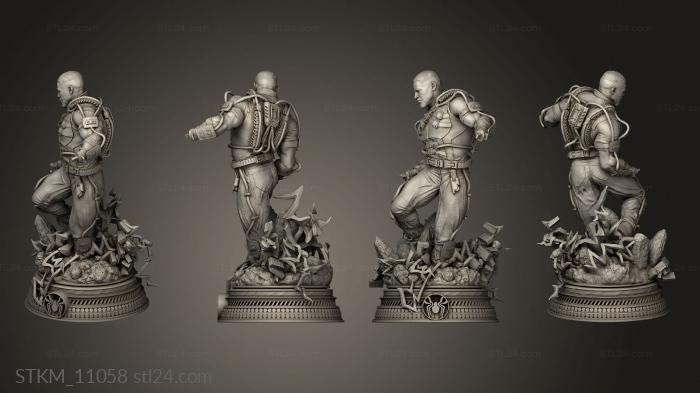 Figurines heroes, monsters and demons (Electro Maxwell Max Dillon Jamie Foxx, STKM_11058) 3D models for cnc