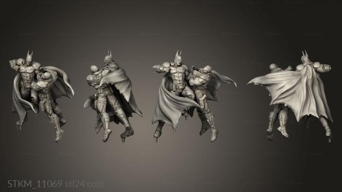 Figurines heroes, monsters and demons (Batman Arkham Knight Statue, STKM_11069) 3D models for cnc
