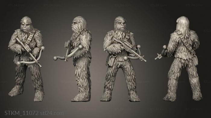 Figurines heroes, monsters and demons (canine pilot, STKM_11072) 3D models for cnc