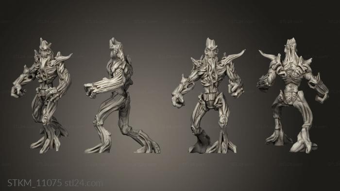 Figurines heroes, monsters and demons (Treant Guardian weapon, STKM_11075) 3D models for cnc