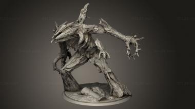 Figurines heroes, monsters and demons (Treant Soldier Skinny, STKM_11076) 3D models for cnc