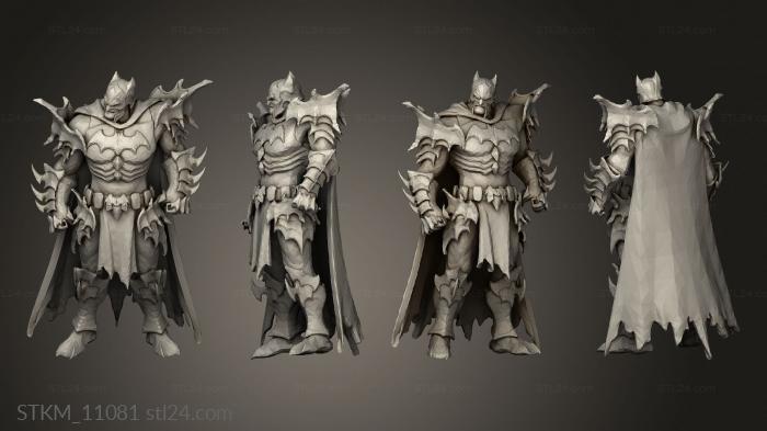 Figurines heroes, monsters and demons (Batman, STKM_11081) 3D models for cnc