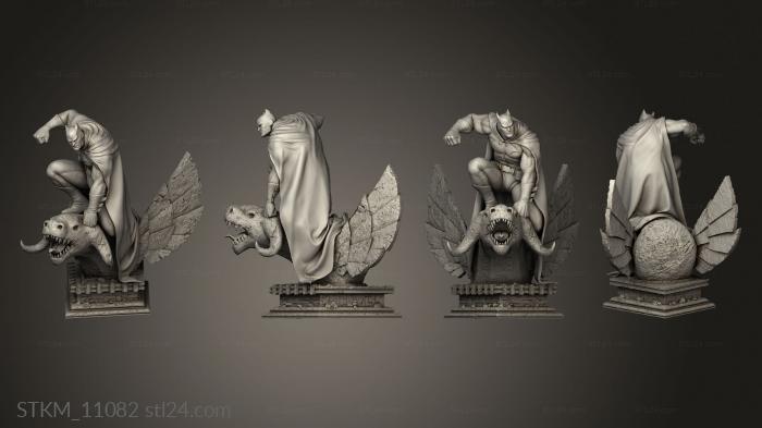 Figurines heroes, monsters and demons (Batman, STKM_11082) 3D models for cnc
