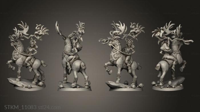 Figurines heroes, monsters and demons (Inside the Magic Forest Bronwin, STKM_11083) 3D models for cnc