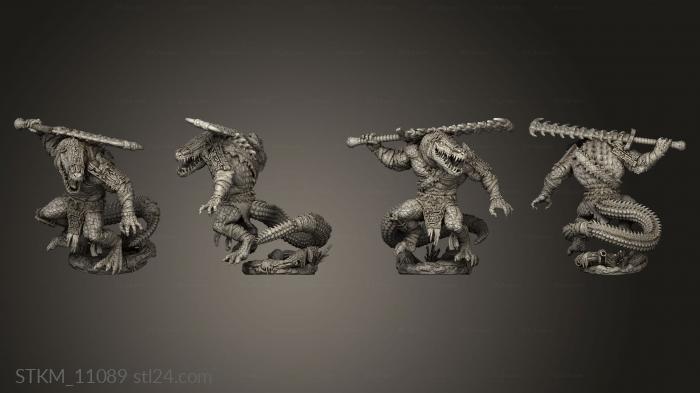 Figurines heroes, monsters and demons (Society XV Klober Stobigul, STKM_11089) 3D models for cnc
