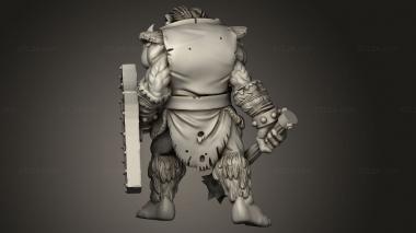 Figurines heroes, monsters and demons (Bugbear, STKM_11092) 3D models for cnc