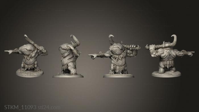 Figurines heroes, monsters and demons (Whale Lord, STKM_11093) 3D models for cnc