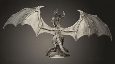 Figurines heroes, monsters and demons (Ancient Green Dragon ted, STKM_11101) 3D models for cnc