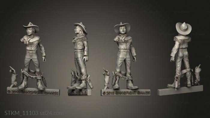 Figurines heroes, monsters and demons (Infamous Personages Seamus Mc Fox, STKM_11103) 3D models for cnc