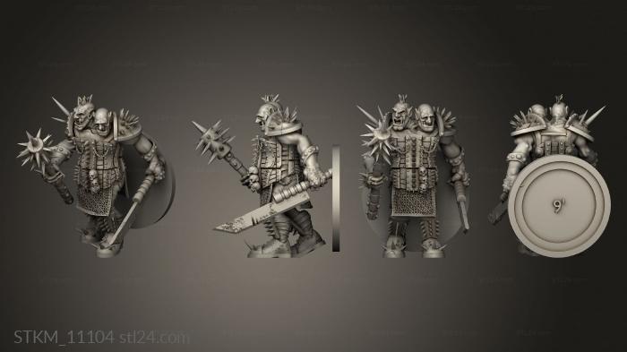 Figurines heroes, monsters and demons (Ettin Ravager Plain ft, STKM_11104) 3D models for cnc