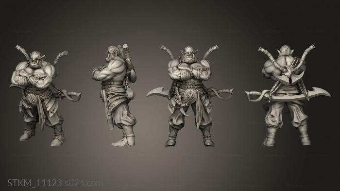 Figurines heroes, monsters and demons (Thieves the Shadowlands Guild Big Face Brute Carpet, STKM_11123) 3D models for cnc