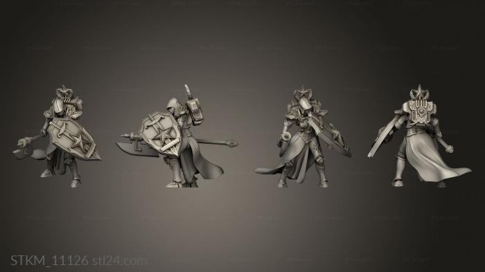 Figurines heroes, monsters and demons (Sci Fi Aaline, STKM_11126) 3D models for cnc