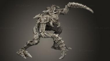 Figurines heroes, monsters and demons (Bugs bug claws, STKM_11138) 3D models for cnc