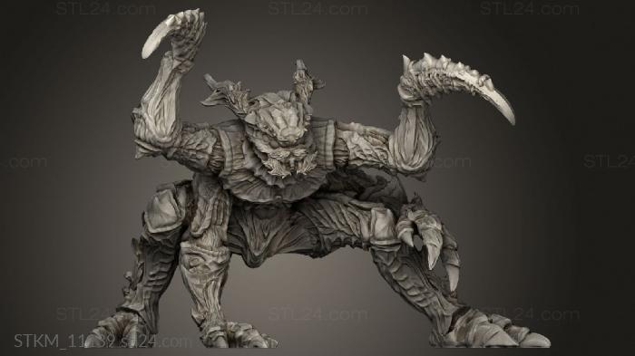 Figurines heroes, monsters and demons (Bugs bug clear, STKM_11139) 3D models for cnc