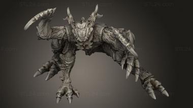 Figurines heroes, monsters and demons (Bugs bug clear, STKM_11139) 3D models for cnc