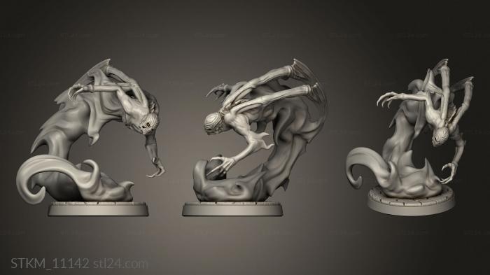 Figurines heroes, monsters and demons (The Dormant God Fear Fiend, STKM_11142) 3D models for cnc