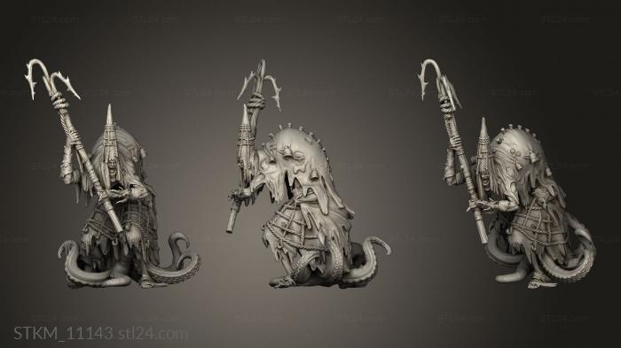 Figurines heroes, monsters and demons (Abyssal Pastor, STKM_11143) 3D models for cnc