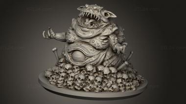 Figurines heroes, monsters and demons (Elder Gods Tsathoggua and, STKM_11154) 3D models for cnc