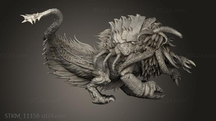 Figurines heroes, monsters and demons (Elder Gods Byatis, STKM_11158) 3D models for cnc