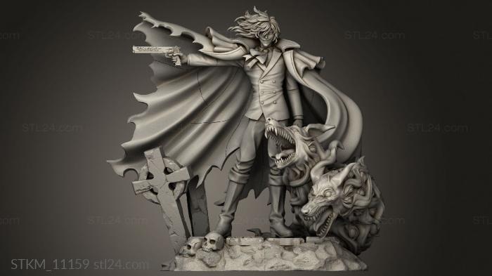 Figurines heroes, monsters and demons (Alucard Figure, STKM_11159) 3D models for cnc