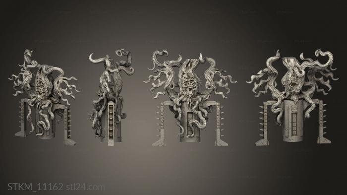 Статуэтки герои, монстры и демоны (Старшие Боги Йог Сотот, STKM_11162) 3D модель для ЧПУ станка